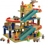 Garaj pentru masinute cu 4 nivele si spalatorie Wash n Go - Kidkraft 63470